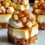 Mini Caramel Apple Cheesecake Bites - Irresistible Treats