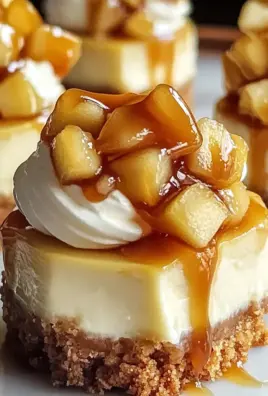 Mini Caramel Apple Cheesecake Bites - Irresistible Treats