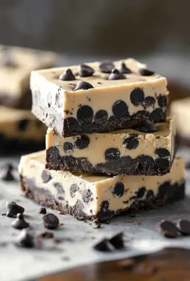 No Bake Cookie Dough Bars