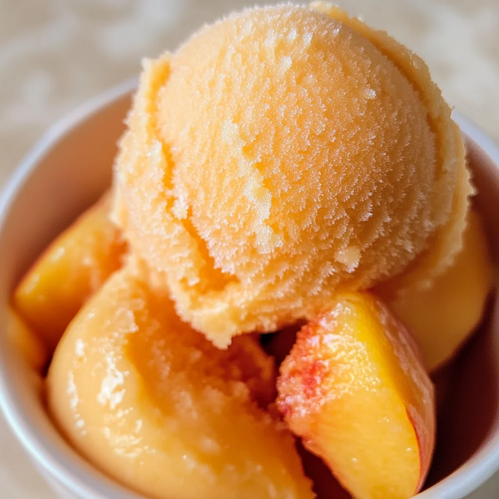 Peach Sorbet