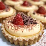 Rich White Chocolate Mousse Tart