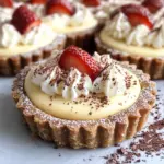 Rich White Chocolate Mousse Tart