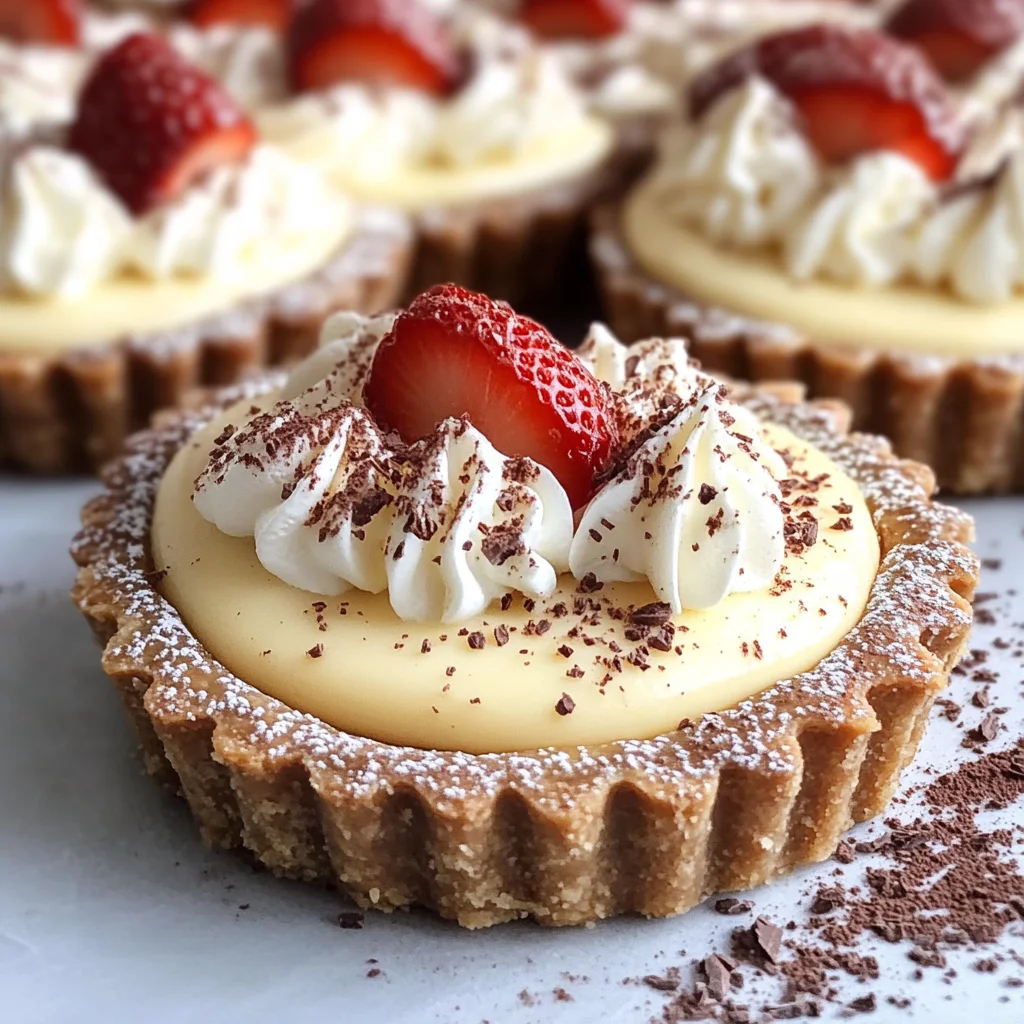 Rich White Chocolate Mousse Tart