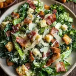 Roasted Garlic & Kale Caesar Salad
