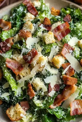 Roasted Garlic & Kale Caesar Salad