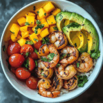 Shrimp and Avocado Bowls with Mango Salsa & Lime-Chili Sauce: An Incredible Recipe You’ll Love