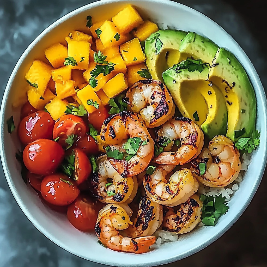 Shrimp and Avocado Bowls with Mango Salsa & Lime-Chili Sauce: An Incredible Recipe You’ll Love