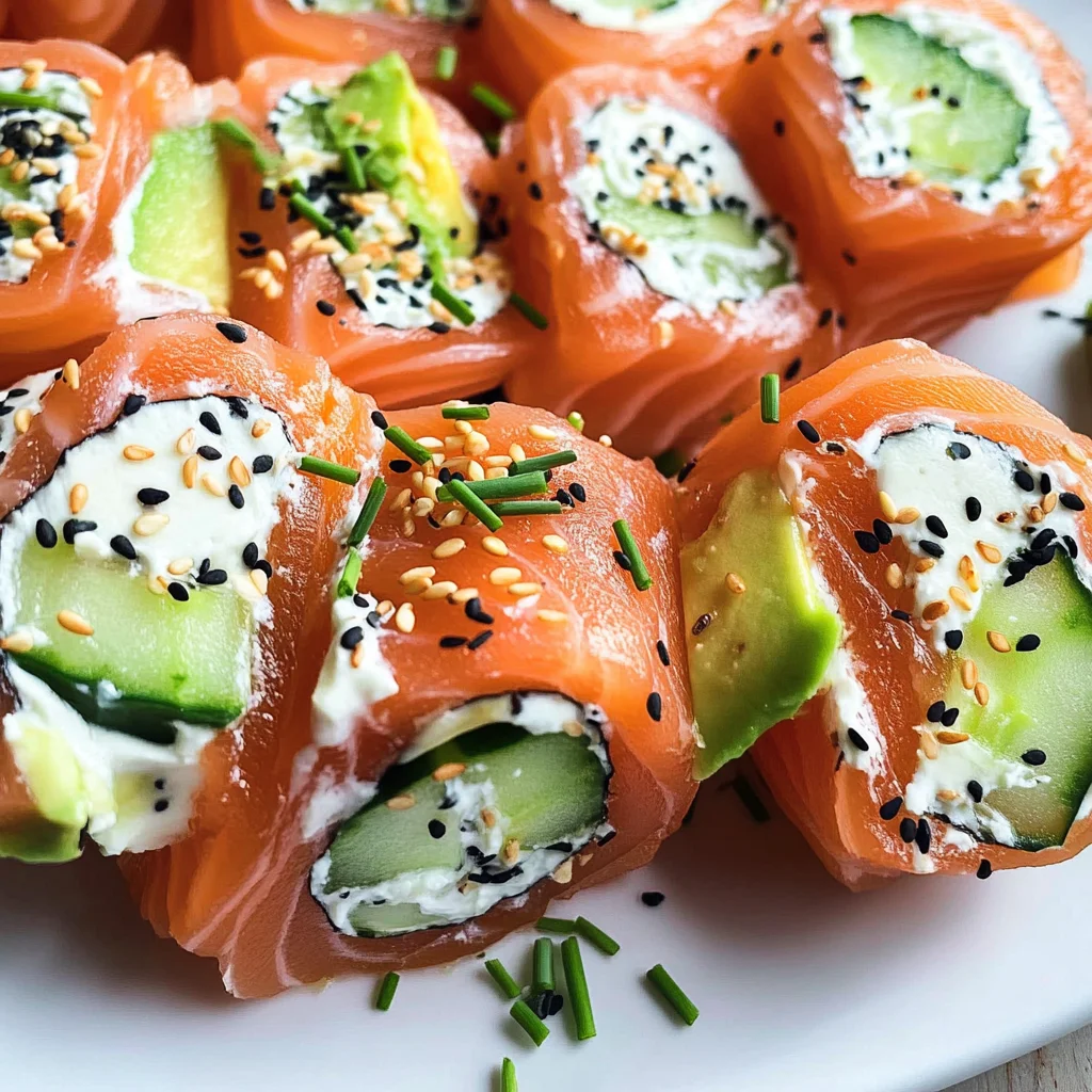 Smoked Salmon Roll Ups