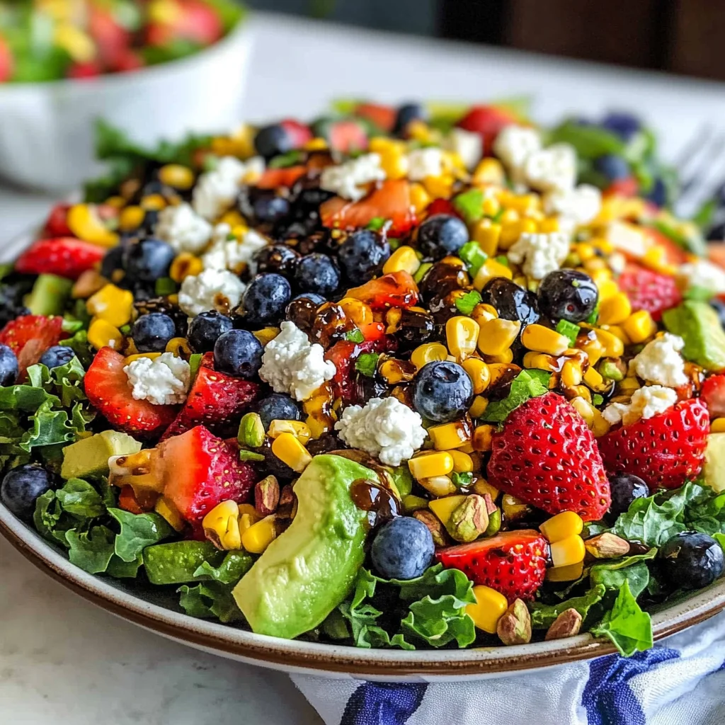 Strawberry Avocado Corn Salad
