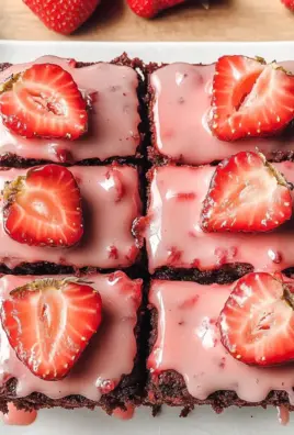 Strawberry Brownies Recipe