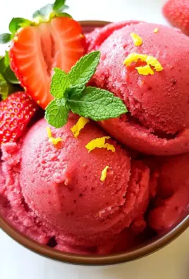 Strawberry Sorbet