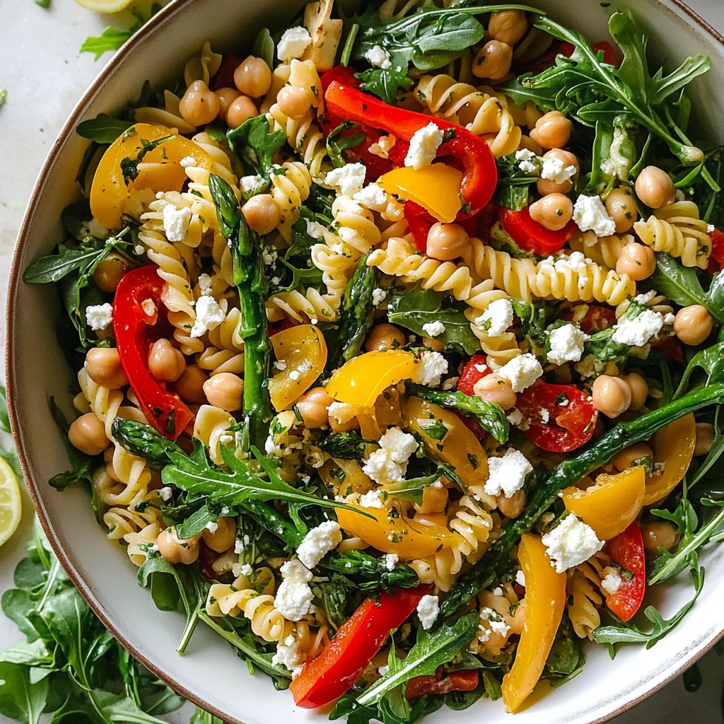 Summer Pasta Salad with Lemon Vinaigrette
