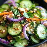 Thai Cucumber Salad – Easy, Refreshing & Flavorful Side Dish