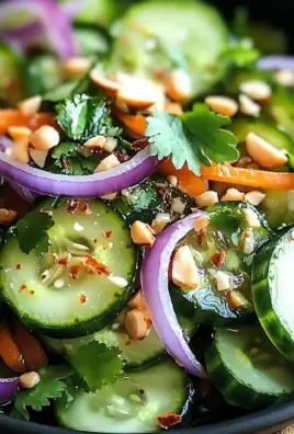 Thai Cucumber Salad – Easy, Refreshing & Flavorful Side Dish