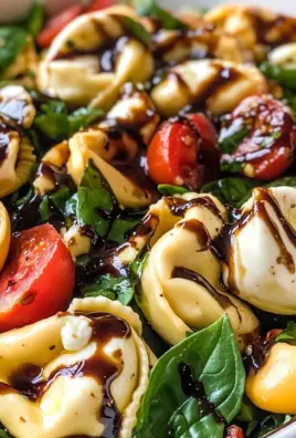 Tortellini Caprese Salad