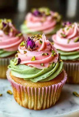 Vegan Mini Rose Cupcakes