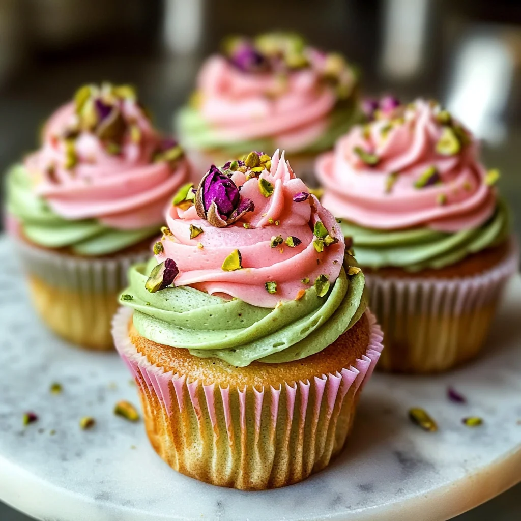 Vegan Mini Rose Cupcakes