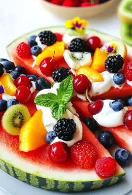 Watermelon Pizza Recipe