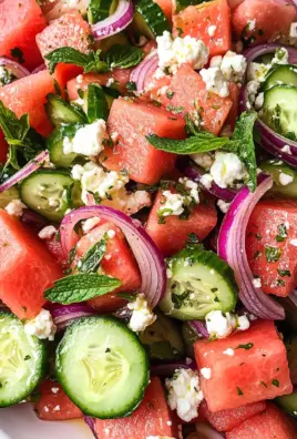 Watermelon Salad with Goat Cheese