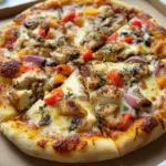 White Chicken & Garlic Pizza