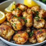 Air Fryer Lemon Chicken Bites