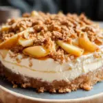 Apple Crisp Cheesecake