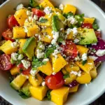 Avocado Mango Salad with Zesty Lime Dressing
