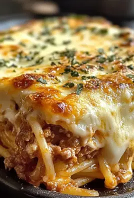 Baked Cream Cheese Spaghetti Casserole