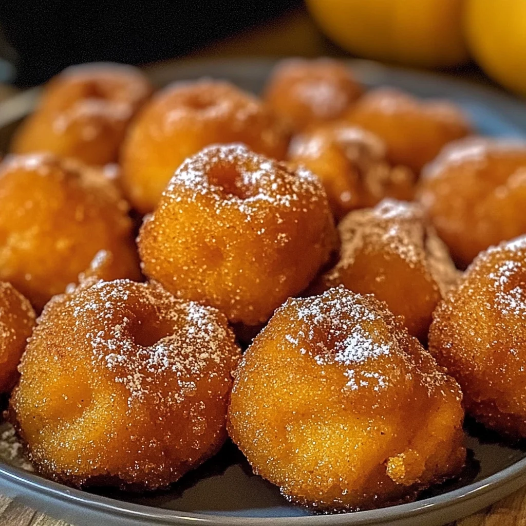 Baked Pumpkin Fritter Bites