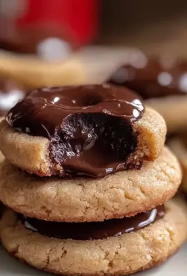 Chocolate Ganache Thumbprint Cookies