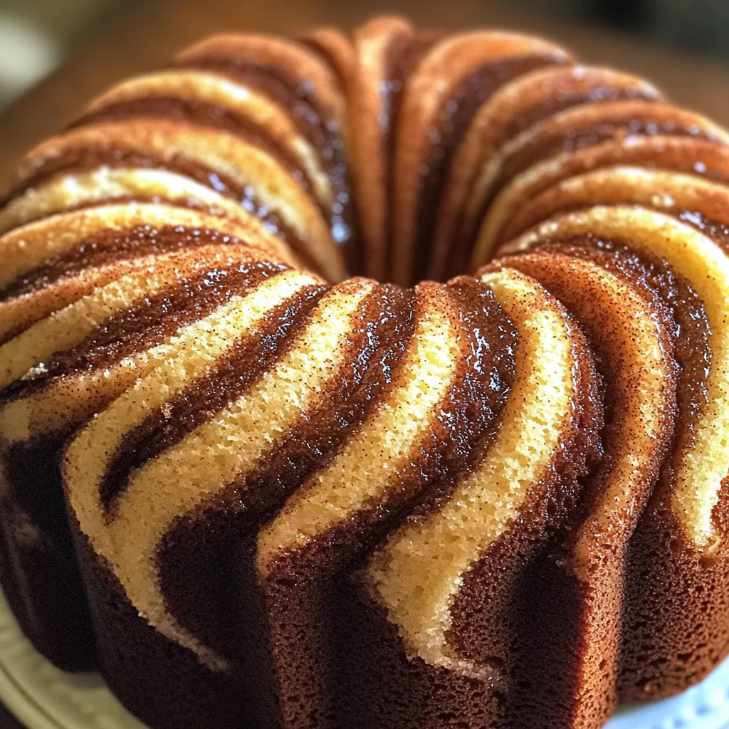 Cinnamon Swirl Bundt Cake