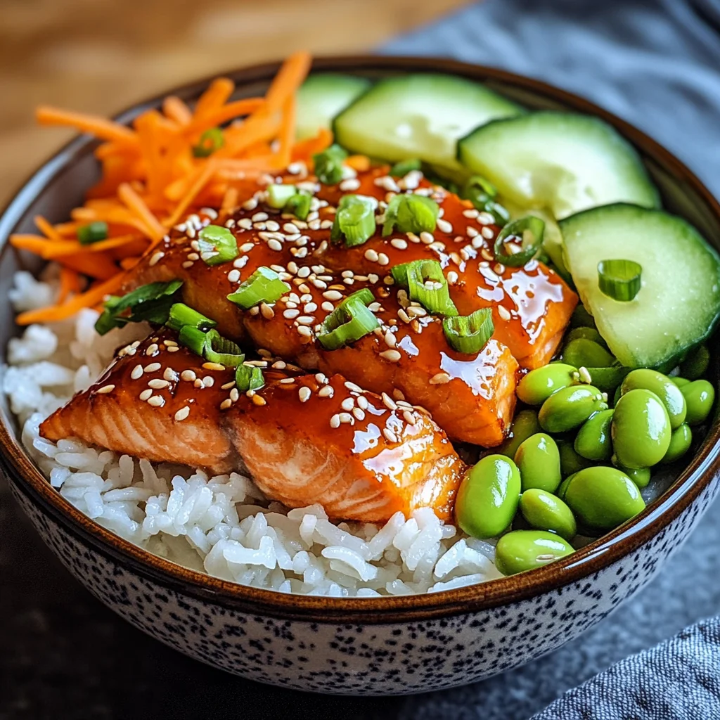 Crispy Salmon and Rice Bowl
