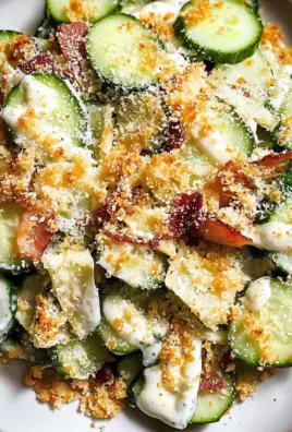 Cucumber Caesar Salad