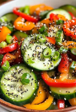 Cucumber Sweet Pepper Salad