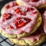 Double Strawberry Sugar Cookies