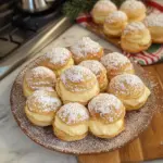 Eggnog Cream Puffs