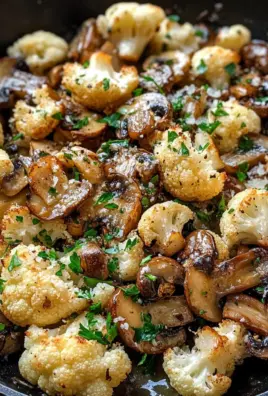 Garlic Cauliflower Mushroom Skillet: Quick & Delicious Dish