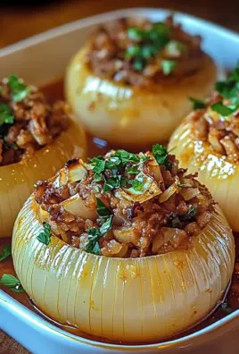 Greek Stuffed Onions