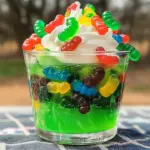Gummy Worm Jello Cups Recipe