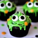 Halloween Slime Cupcakes