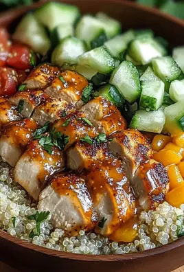 Honey Mustard Chicken Quinoa Power Bowl