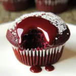 Indulge in Red Velvet Molten Lava Cupcakes