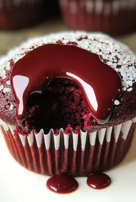 Indulge in Red Velvet Molten Lava Cupcakes