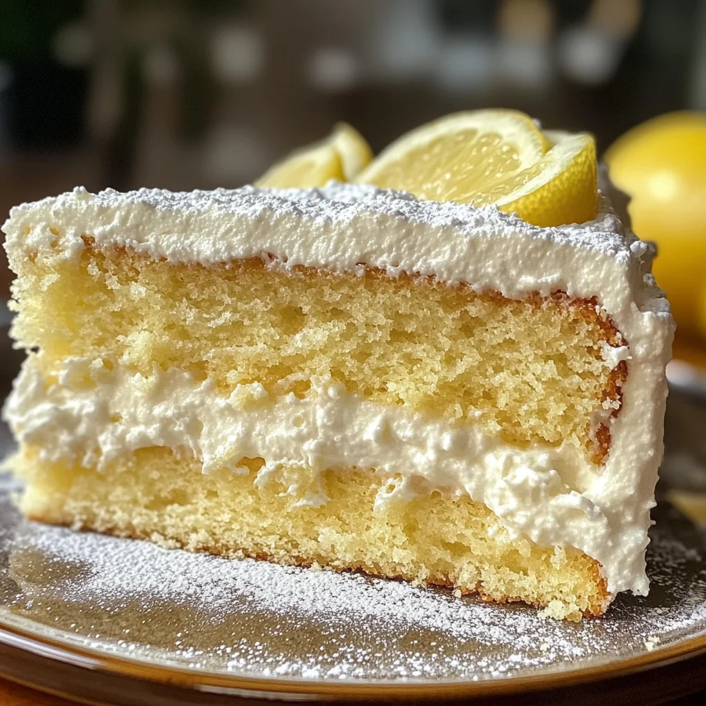 Italian Lemon Cream Cake
