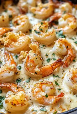 Keto Garlic Shrimp Au Gratin
