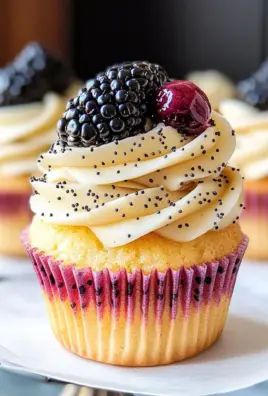 Lemon Poppy Seed Cupcakes