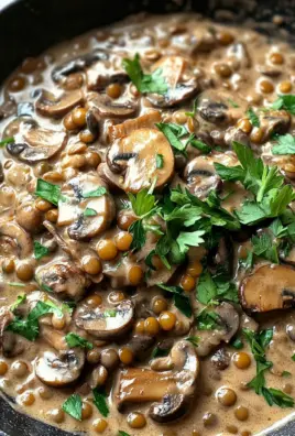 Lentil Mushroom Stroganoff: A Hearty Vegetarian Delight