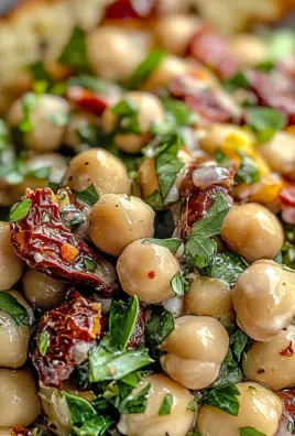 Marinated Sun-dried Tomato Bean Salad