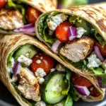 Mediterranean Chicken Wraps