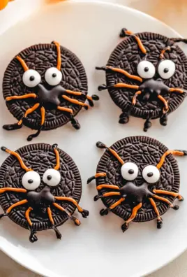 Oreo Spider Halloween Cookies
